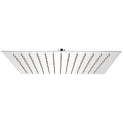 vidaXL Regndusjhode rustfritt stål 30x30 cm firkantet