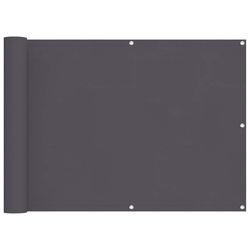 vidaXL Balkongskjerm Oxfordstoff 90x600 cm Antrasitt