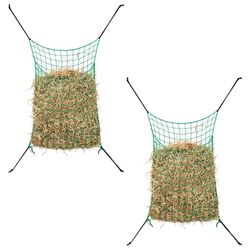 vidaXL Hönät kvadratisk 0,9x1m PP 2 st
