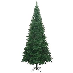 vidaXL kunstigt juletræ L 240 cm grøn