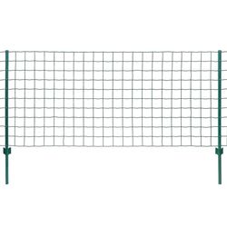 vidaXL Euro gjerde stål 20x0,8 m grønn