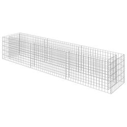vidaXL gabion-højbed 270x50x50 cm galvaniseret stål