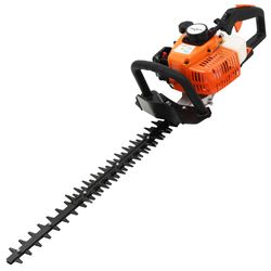 vidaXL Bensindreven hekketrimmer 722 mm oransje og svart
