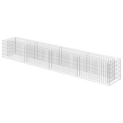 vidaXL Gabion høybed galvanisert stål 360x50x50 cm