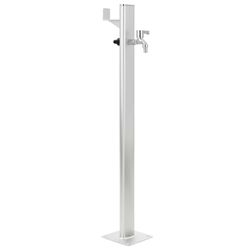 vidaXL Vannsøyle for hage aluminium 95 cm