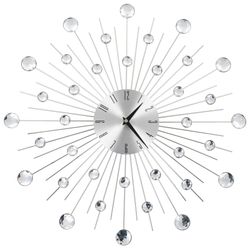 vidaXL Veggklokke med kvartsurverk 50 cm moderne design
