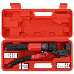 vidaXL Hydraulisk crimptång 4-6-8-10-16-25-35-70 mm²