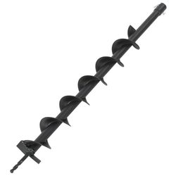 vidaXL Jordborr stål 80 mm