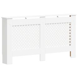 vidaXL Elementskydd vit 152x19x81,5 cm MDF