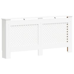 vidaXL Elementskydd vit 172x19x81,5 cm MDF