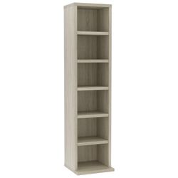 vidaXL CD-skap sonoma eik 21x20x88 cm konstruert tre