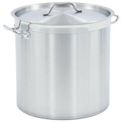 vidaXL Gryta 50 L 40x40 cm rostfritt stål