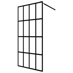 vidaXL Dusjskjerm klart herdet glass 90x195 cm