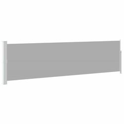 vidaXL Uttrekkbar sidemarkise 140x500 cm grå