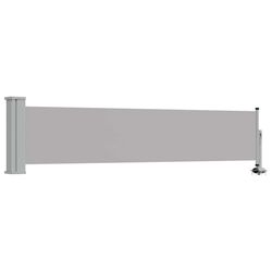 vidaXL Uttrekkbar sidemarkise 60x300 cm grå