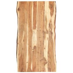 vidaXL Bordplate heltre akasie 118x(50-60)x3,8 cm