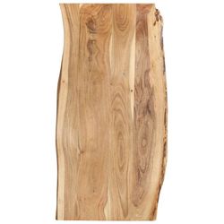 vidaXL Bordplate heltre akasie 118x(50-60)x2,5 cm