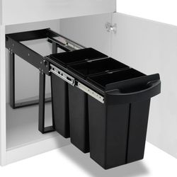 vidaXL Utdragbar sophink mjuk stängning 36 L
