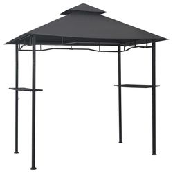 vidaXL Grilltält 240x150x255 cm antracit stål
