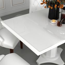 vidaXL Bordbeskytter gjennomsiktig 180x90 cm 1,6 mm PVC