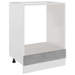 vidaXL Överskåp “Riga” betonggrå 60x46x81,5 cm konstruerat trä
