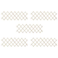 vidaXL espalierhegn 5 stk. 180x60 cm massivt fyrretræ