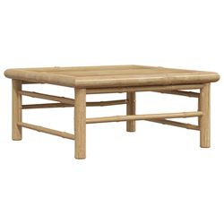 vidaXL Hagebord 65x65x30 cm bambus