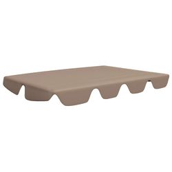 vidaXL Reservtak för hammock taupe 188/168x145/110 cm