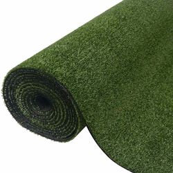vidaXL Kunstgress 7/9 mm 0,5x5 m grønn