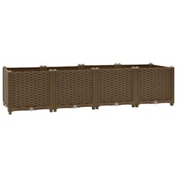 vidaXL hevet bed 160x40x38 cm polypropylen