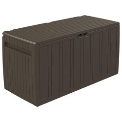 vidaXL Dynlåda brun 117x45,5x57,5 cm 270 L