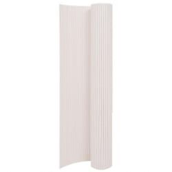 vidaXL Insynsskydd 110x300 cm vit