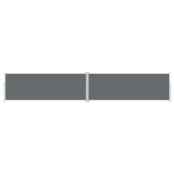 vidaXL Uttrekkbar sidemarkise 180x1000 cm antrasitt