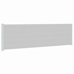 vidaXL Uttrekkbar sidemarkise 180x600 cm grå