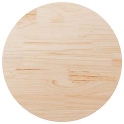 vidaXL Bordplate Ø90x2,5 cm heltre furu