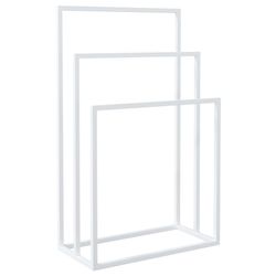 vidaXL Fristående handdukshängare vit 48x24x79 cm järn