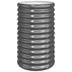 vidaXL Plantekasse galvanisert stål 40x40x68 cm antrasitt
