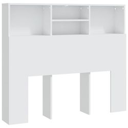 vidaXL Sengegavlskap hvit 120x19x103,5 cm