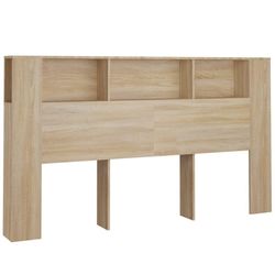 vidaXL Sengegavlskap sonoma eik 180x18,5x104,5 cm