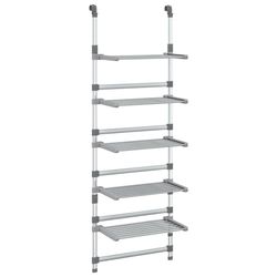 vidaXL Hengende tørkestativ med 5 etasjer aluminium