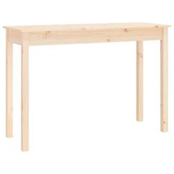 vidaXL Konsollbord 110x40x75 cm heltre furu
