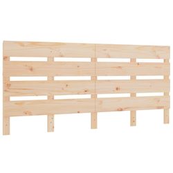 vidaXL Sengegavl 160x3x80 cm heltre furu