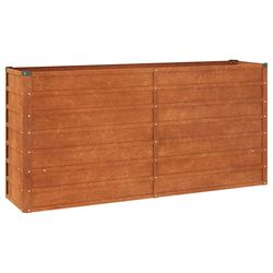 vidaXL Høybed rust 160x40x77 cm cortenstål