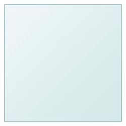 vidaXL Bordsskiva genomskinlig 60x60 cm härdat glas