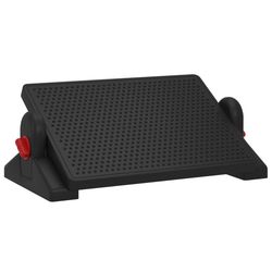 vidaXL Fotstøtte svart 50x30,5x17 cm