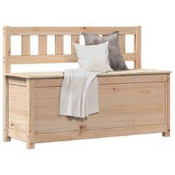 vidaXL Benk 110x41x76,5 cm heltre furu