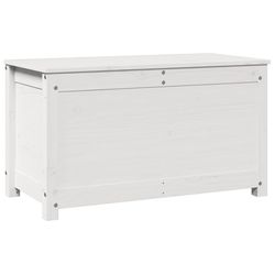 vidaXL Putekasse hvit 80x40x45,5 cm heltre furu