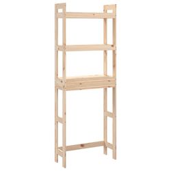 vidaXL Baderomshylle 63x26x171 cm heltre furu