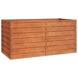vidaXL Høybed rust 160x80x77 cm cortenstål