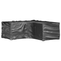 vidaXL L-formet hagemøbeltrekk 16 maljer 215x215x70 cm